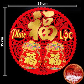 Decal trang trí tết