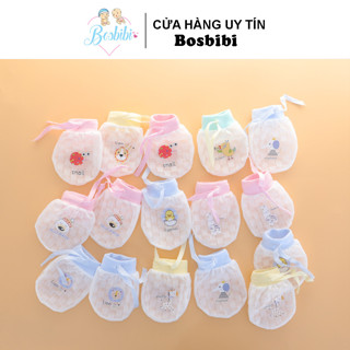 Bao tay lụa chống trầy xước cho bé sơ sinh, phong cách mùa hè thoáng mát