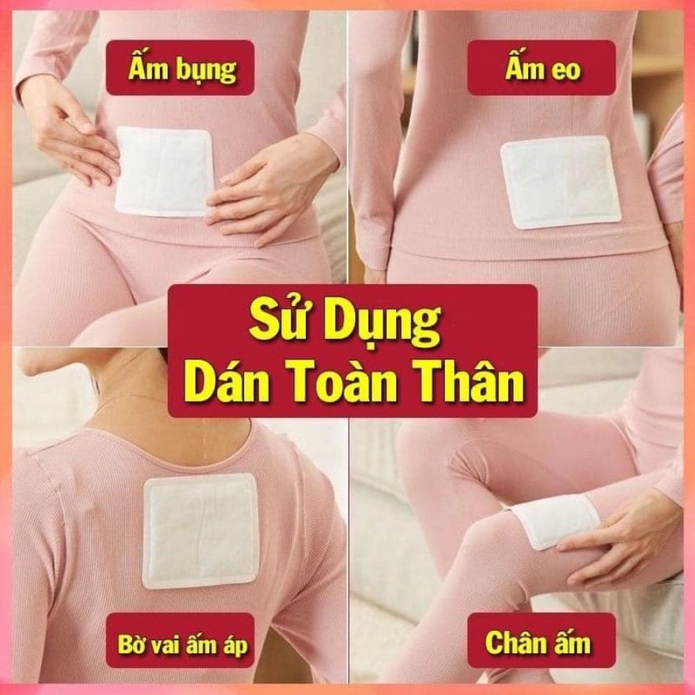 Miếng Dán Tăng Nhiệt Giảm Đau Bụng, Giữ Ấm Giữ Nhiệt, Miếng Dán Khớp, 1 miếng