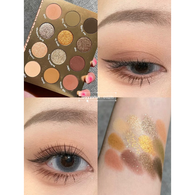 Bảng phấn mắt Colourpop BOUDOIR NOIR 12 ô