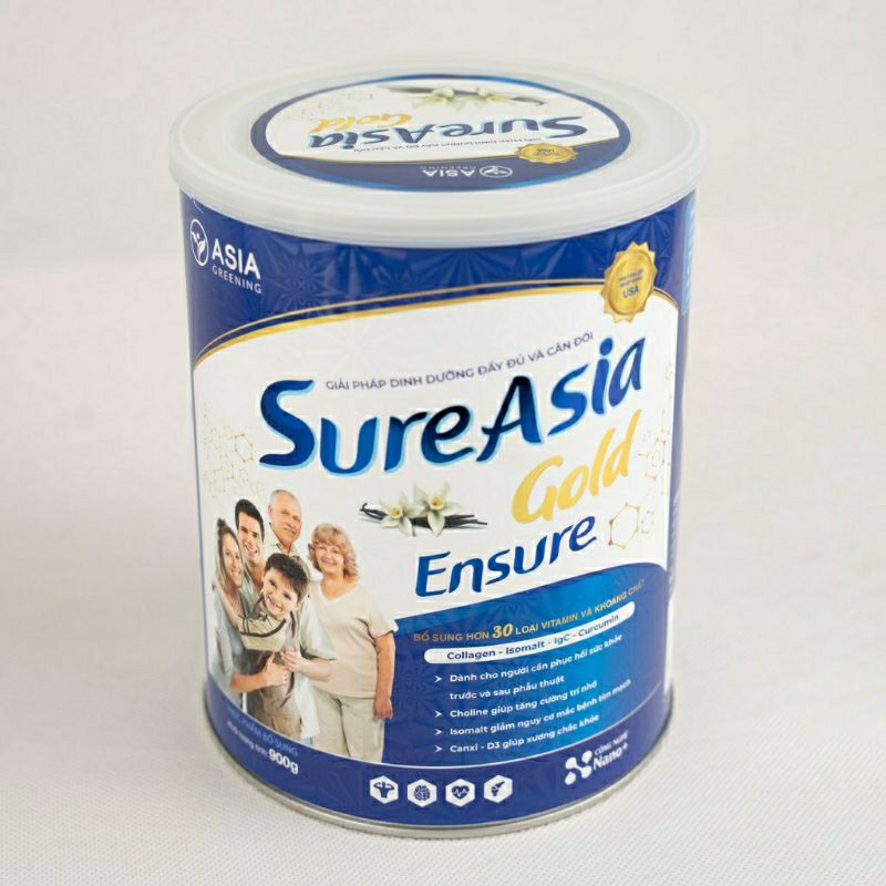 Sữa Dinh Dưỡng Asia Gold HCN 900g