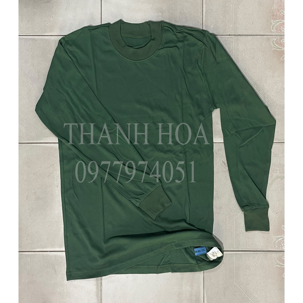 Ao thu đông màu xanh hàng chuẩn cấp phát TCHC