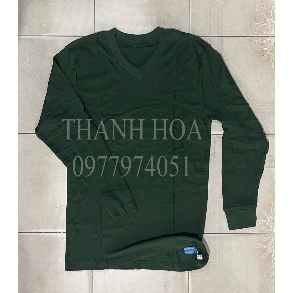 Ao thu đông màu xanh hàng chuẩn cấp phát TCHC