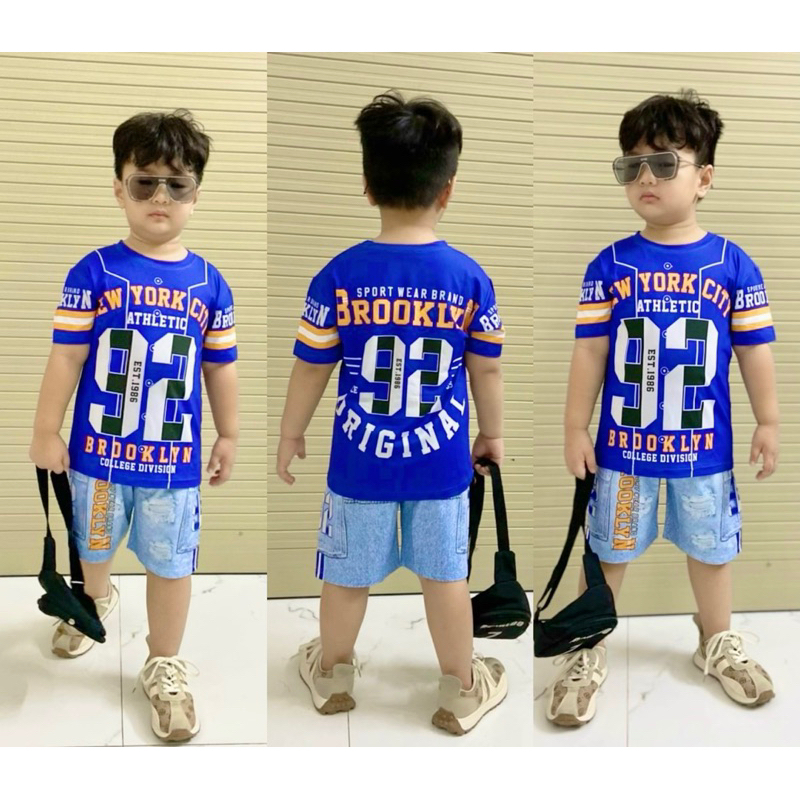 Đồ bộ tay ngắn cho bé 3d thun lạnh bé trai bé gái in hoạt hình mèo kitty, khủng long, siêu nhân