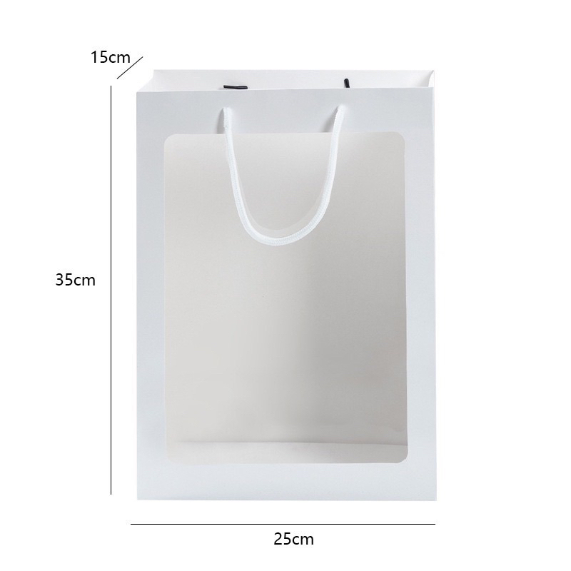 Túi giấy mặt kính đựng hoa quà tặng túi quà