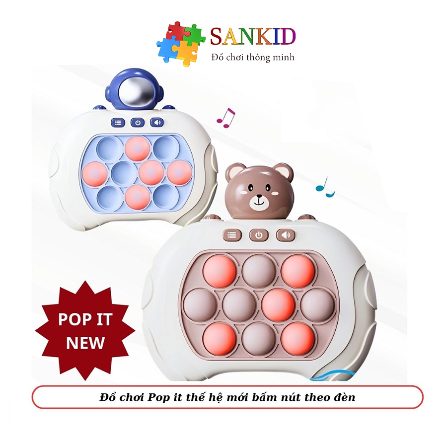 Pop it game điện tử Sankid Đồ chơi Fidget Toy giải trí rèn luyện khả năng tập trung