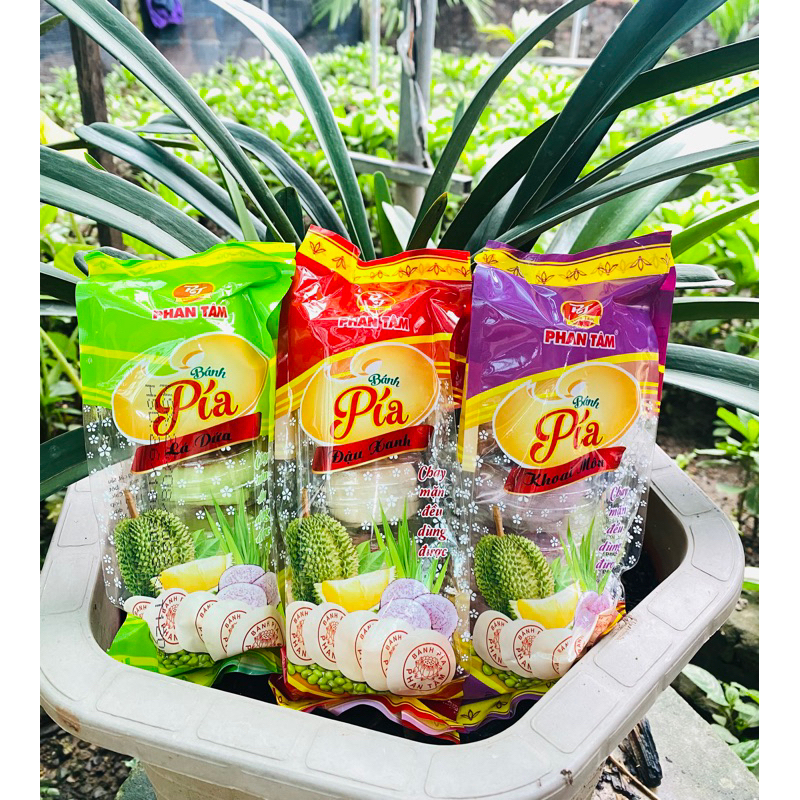 Bánh pía sầu riêng mini Food Store gói 5 gói, Bánh pía Sóc Trăng nhân ngọt thơm không chất bảo quản
