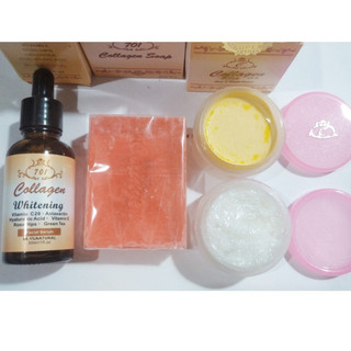 Combo kem và serum collagen plus vit e dưỡng trắng cho da sạm nám