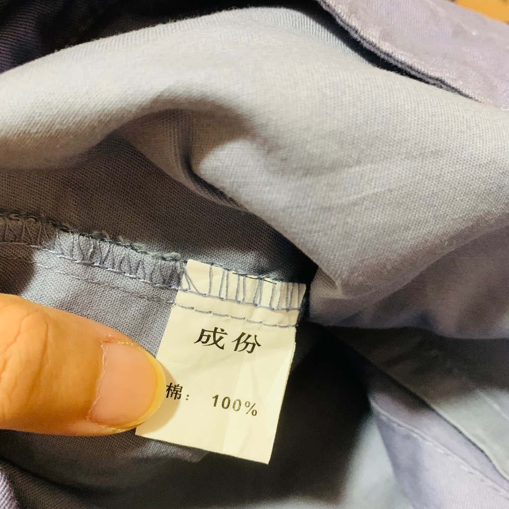 Quần váy kaki màu tím môn No Brand