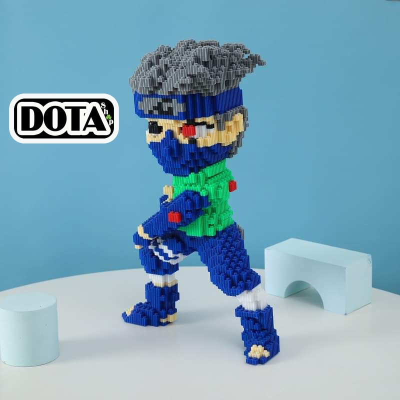 Mô Hình Lắp Ráp Nhân Vật Hoạt Hình Lego Naruto & Kakashi Size Lớn 36cm Chuẩn Mẫu Cho Bé| Dota Shop