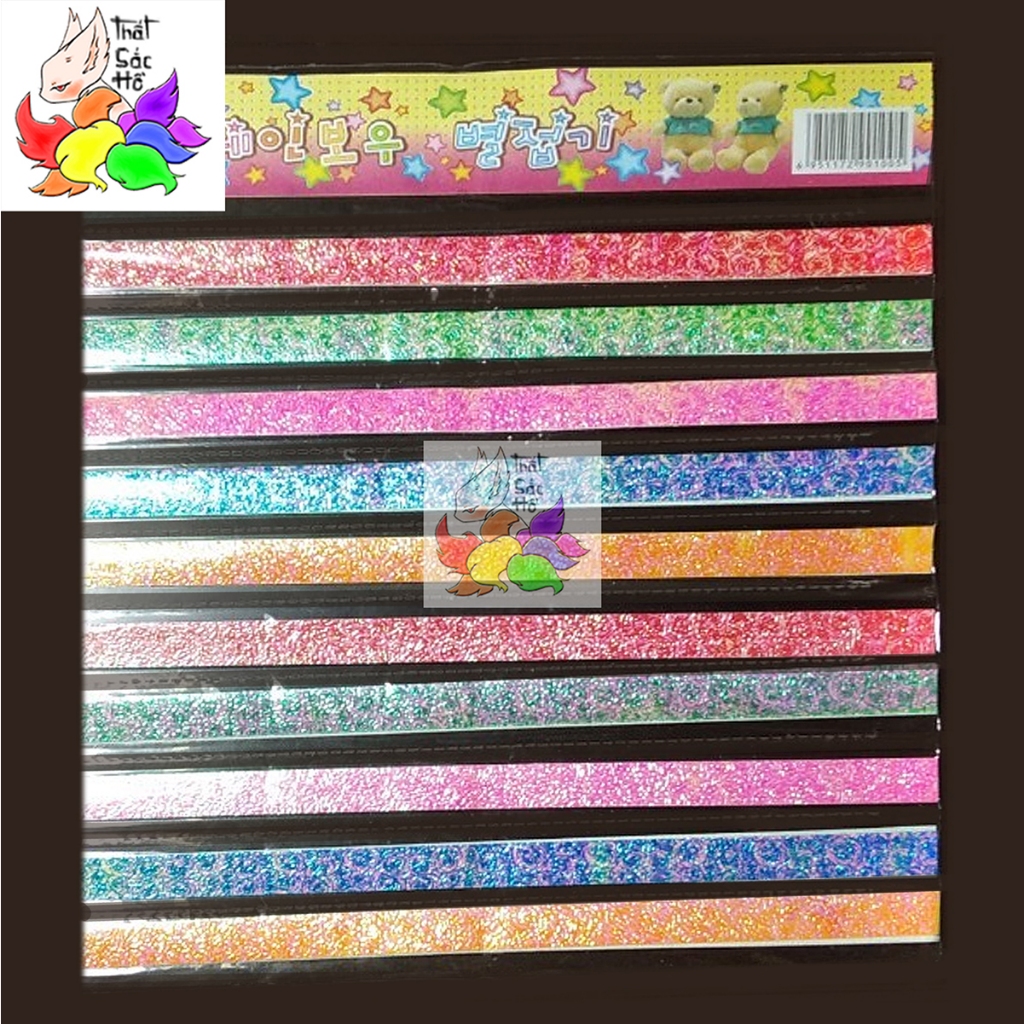 Giấy gấp sao, giấy gấp ngôi sao 50 tờ, xà cừ