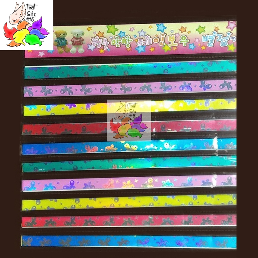 Giấy gấp sao, giấy gấp ngôi sao 50 tờ, xà cừ