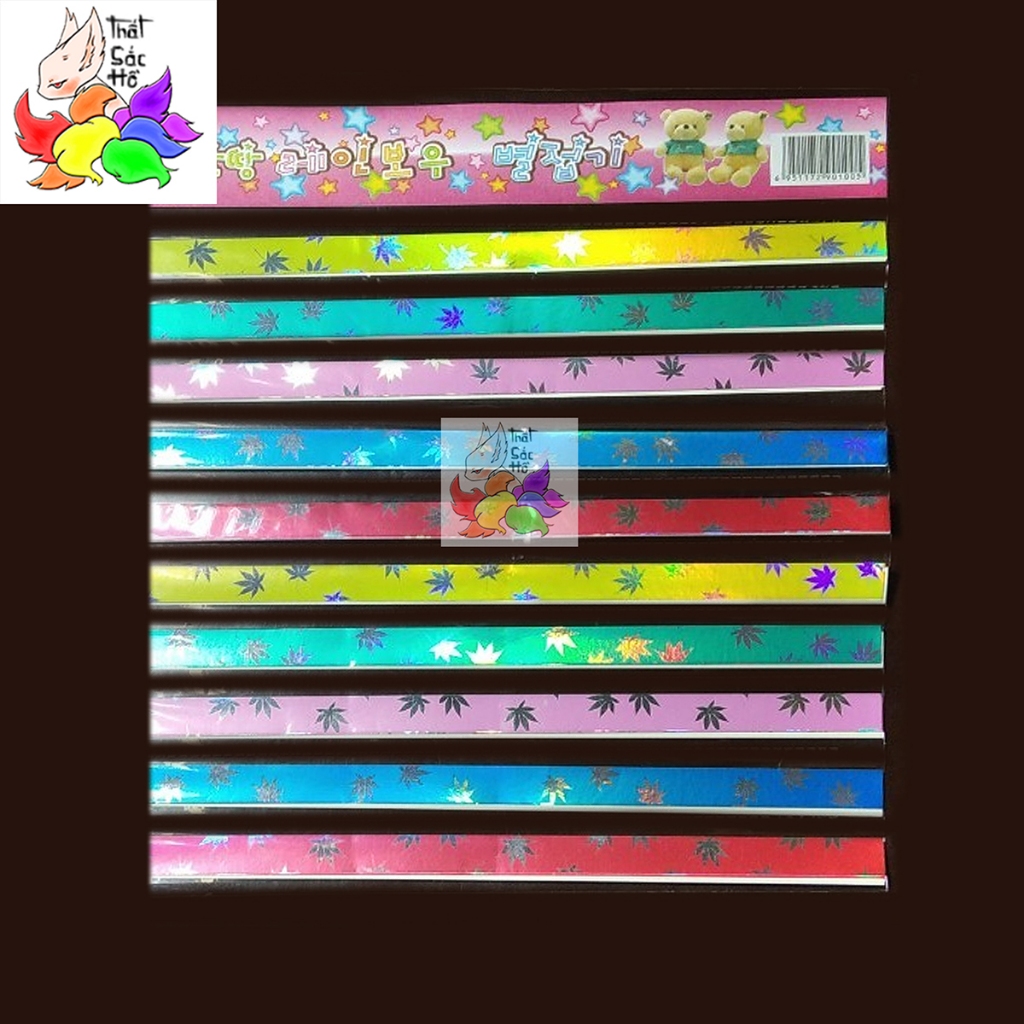 Giấy gấp sao, giấy gấp ngôi sao 50 tờ, xà cừ