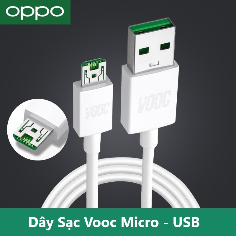 Dây Cáp Sạc Nhanh Vooc 4A - Dây Sạc Dùng Cho OPPO / REALME - F9, F11,F11 PRO,NEO 5, NEO 7, A92, RENO 2F, RENO 2, RENO 4