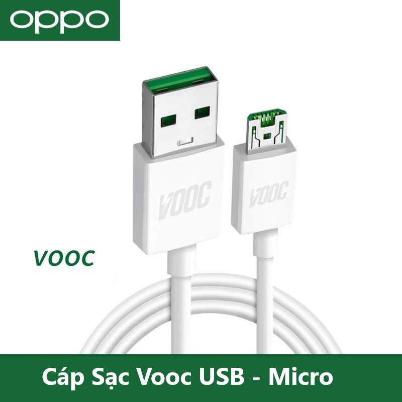 Dây Cáp Sạc Nhanh Vooc 4A - Dây Sạc Dùng Cho OPPO / REALME - F9, F11,F11 PRO,NEO 5, NEO 7, A92, RENO 2F, RENO 2, RENO 4