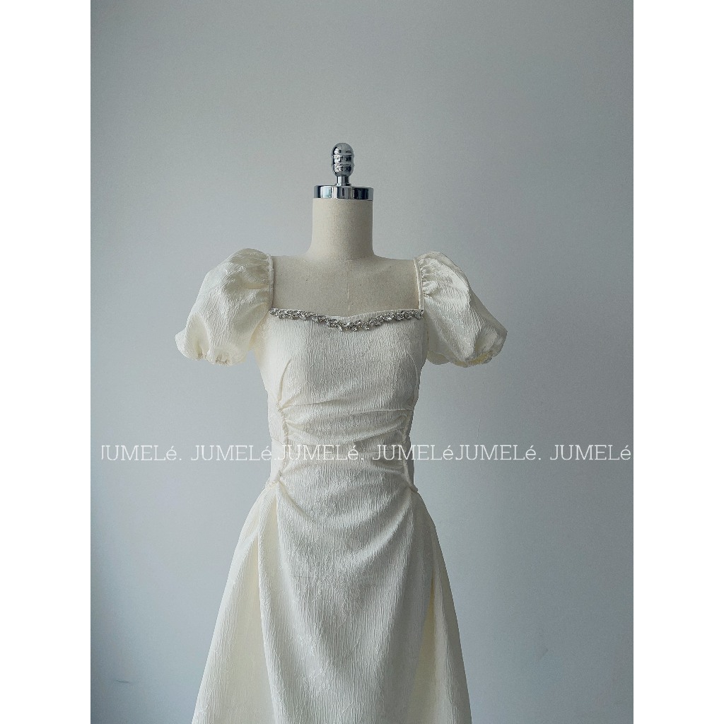 Đầm thiết kế dự tiêc đính đá maci dress