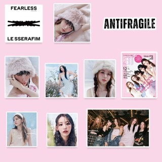 Set 50 hình dán trang trí Lesserafim ( giao ngẫu nhiên)