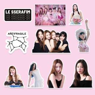 Set 50 hình dán trang trí Lesserafim ( giao ngẫu nhiên)