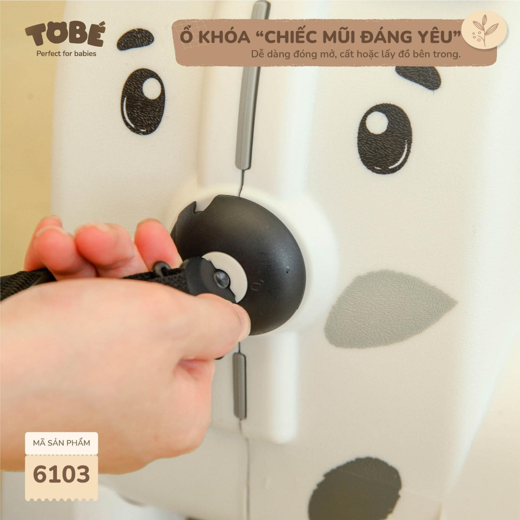 Vali du lịch BINO Tobé có dây kéo tiện lợi 4 in 1 cho bé - Umee Babycare