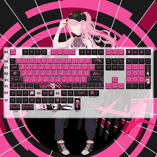 Keycap Vtuber hololive Cherry profile, chất liệu PBT