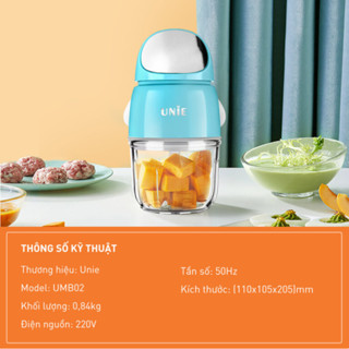 Máy Xay Mini Unie UMB02, Xay Thịt, Xay Tỏi Ớt, Bảo Hành 1 Năm