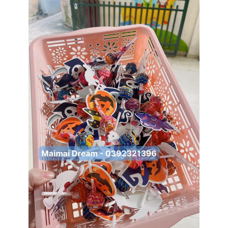 Set 60 giấy cắm kẹo Halloween, Noel và Trung thu