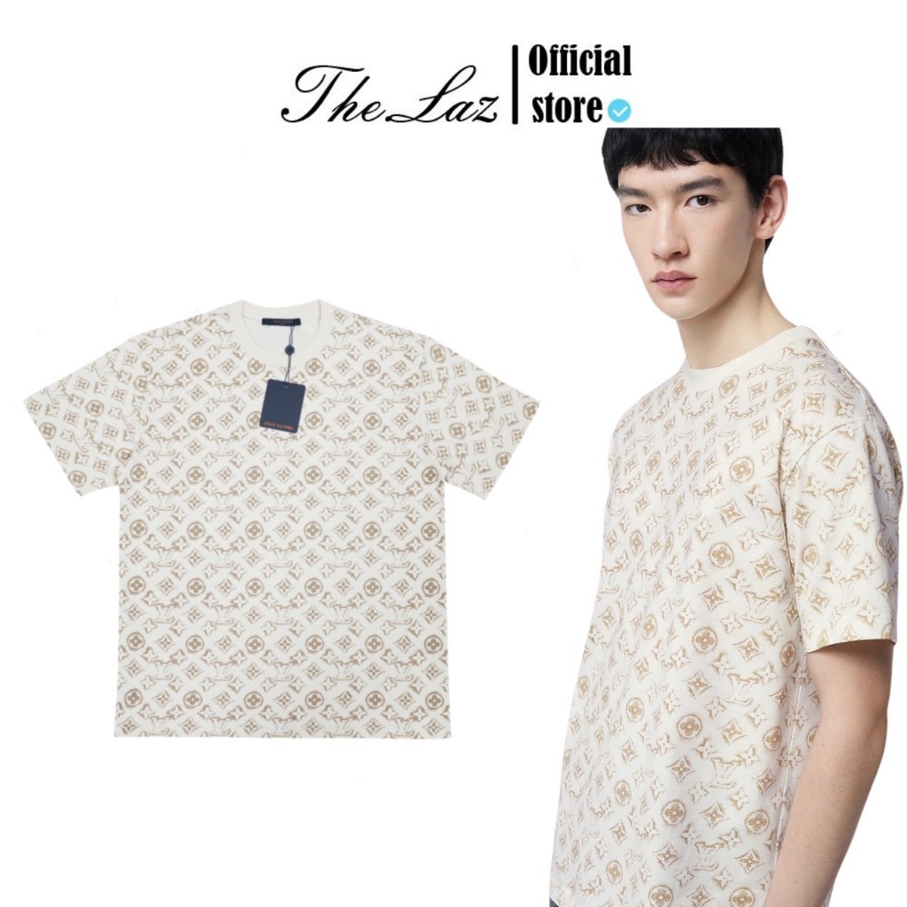 Áo thun, Áo phông LV Sand MonogramChất 100% cotton Thời thượng