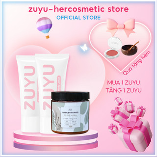 |combo| kem body zuyu & bột tắm trắng thảo mộc herbal bath powder