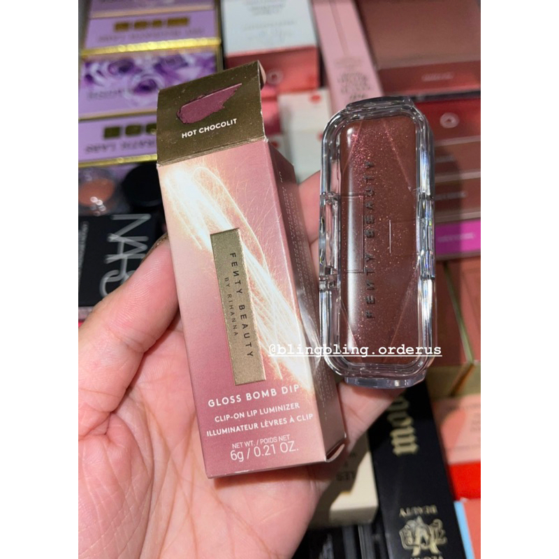 Son bóng Fenty Gloss Dip Clip-On Luminizer màu Fenty Glow