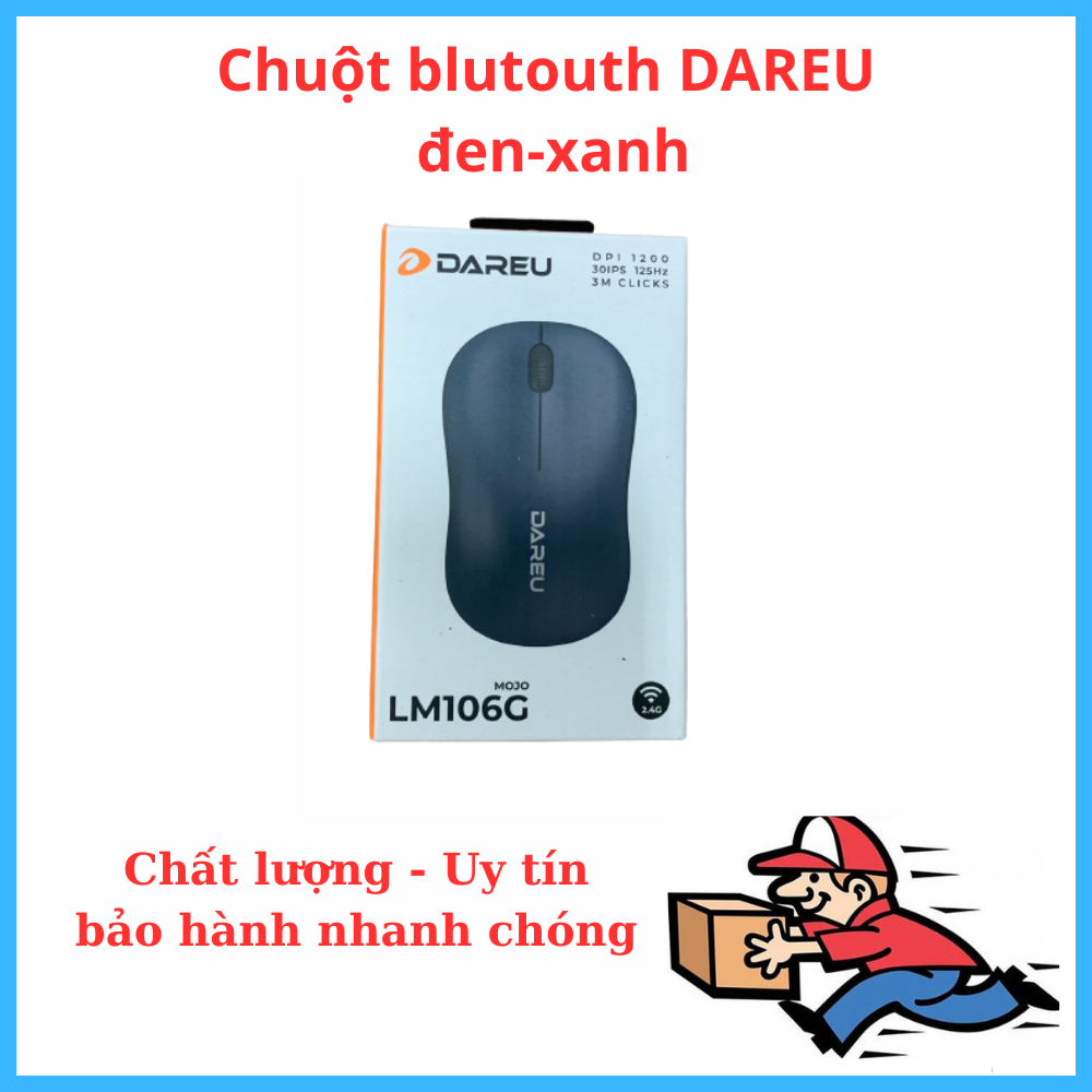 Chuột Máy Tính Không Dây DAREU LM106G
