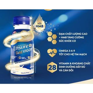 Sữa nước pha sẵn Ensure Gold Vigor - Ensure Original chai 237ml