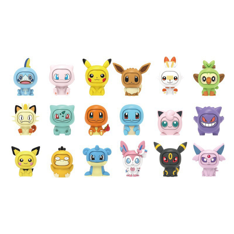 Mô Hình Blind Ball Pokemon 4 Biểu Cảm - Chính Hãng