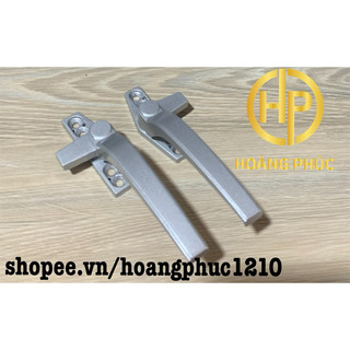  Tay gạt khoá cửa nhôm - tay cài hamered chính hãng 4 lỗ vít hàng đẹp dày giá rẻ 
