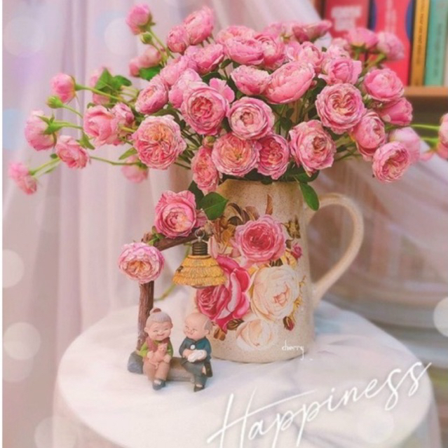 Bình sữa, ca sữa cắm hoa, lọ hoa sứ Bát Tràng 20x14cm-16cm