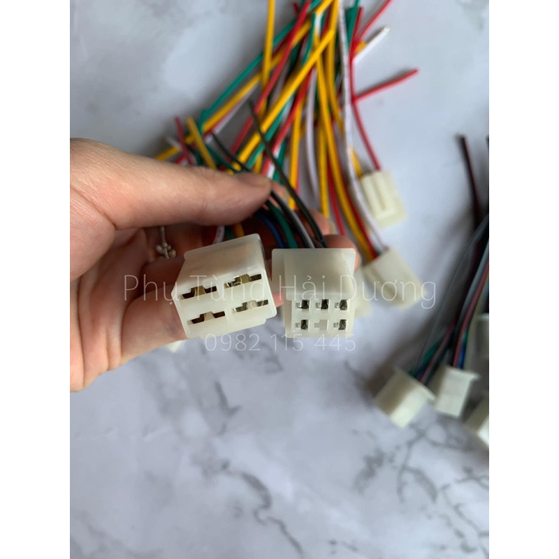 Giắc sạc 4 chân xe honda, giắc cắm IC xe honda