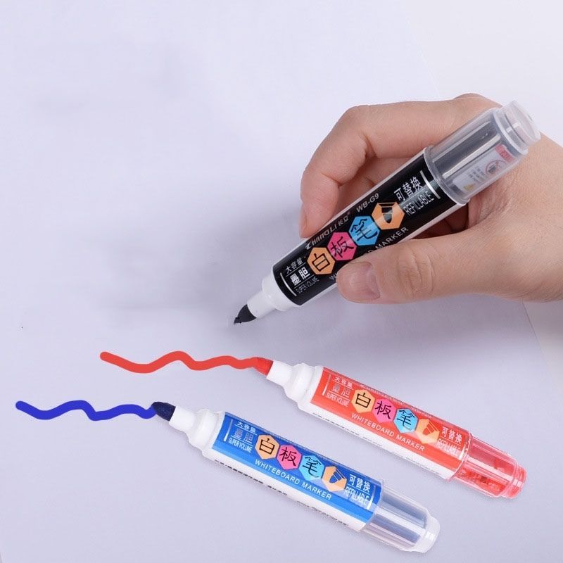 Mực Bút Lông Viết Bảng Xóa Được Chai To 500ml Tặng Kèm Bút Viết Bảng Cao Cấp WB G9 Hợp Lý Shop