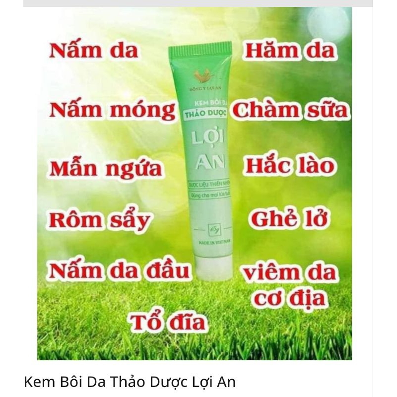 Kem bôi da lợi an, thảo dược an toàn cho da bé và người lớn