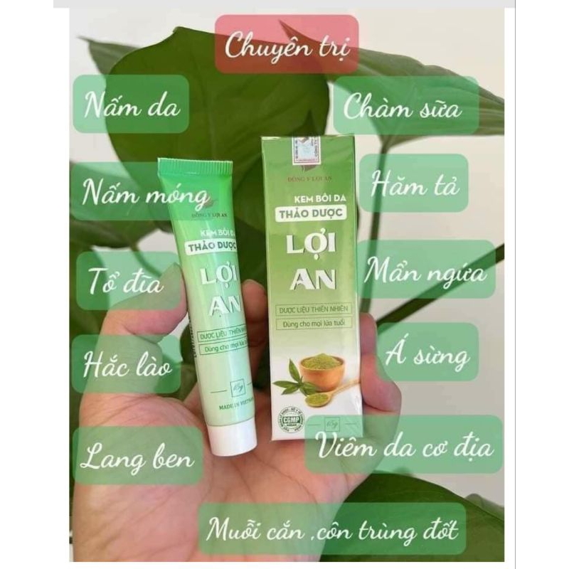 Kem bôi da lợi an, thảo dược an toàn cho da bé và người lớn