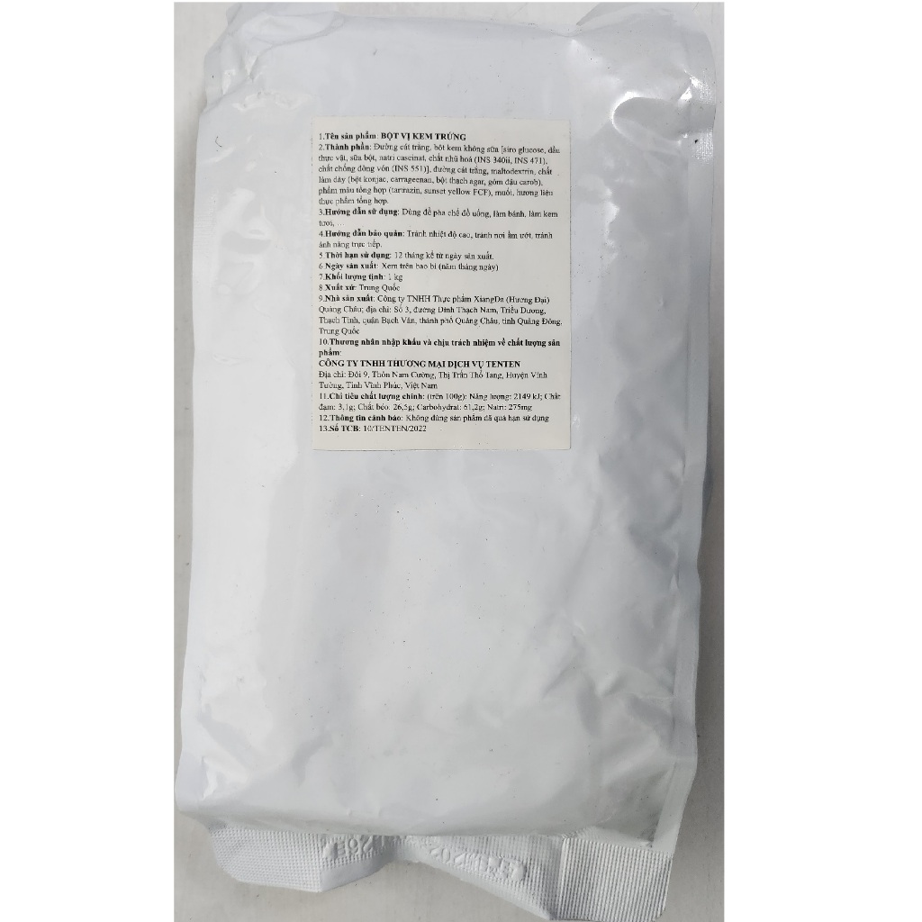 Bột Kem Trứng XIAKA  - gói 1kg