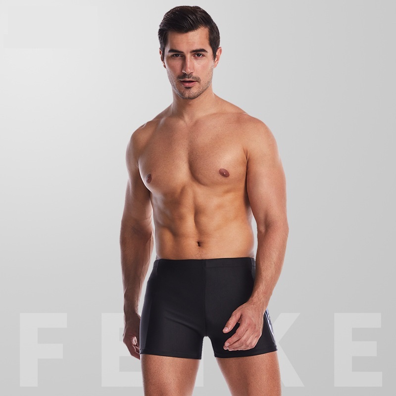 Quần Bơi Nam Cao Cấp Vải Dày Đẹp Đen Phối Xanh - Quần Đùi Bơi Nam- Quần Đùi Bơi Cho Bé Trai