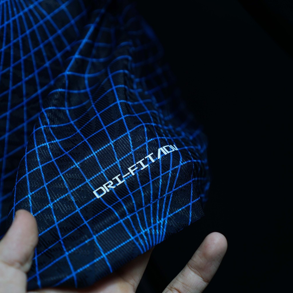 Player Chelsea Leaguestore - áo đá bóng sân khách 23-24 màu xanh hoạ tiết vải dệt Dryfitadv form âu