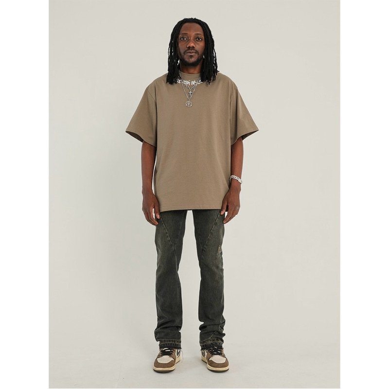 Quần jeans ống loe cạp thấp form bootcut chi tiết xẻ ống xả lai phong cách streetwear, grunge, cozy Brokeboiz