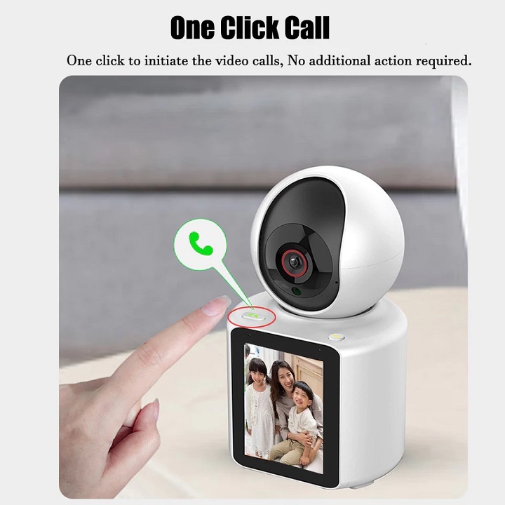 Camera trong nhà C30, màn hình Ips 2,8 inch siêu nét, đàm thoại video 2 chiều, công nghệ Al