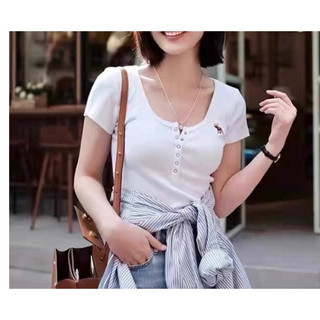 Áo thun nữ tay ngắn từ 35-80kg nhiều màu mới