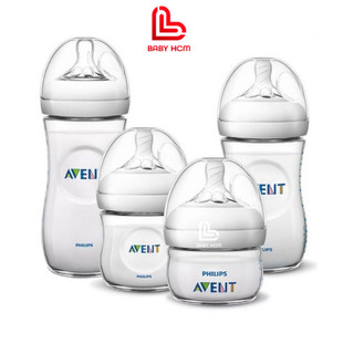 [ Núm tùy chọn] Bình sữa Philips AVENT Natural mẫu mới 125ml - 260ml- 330ml