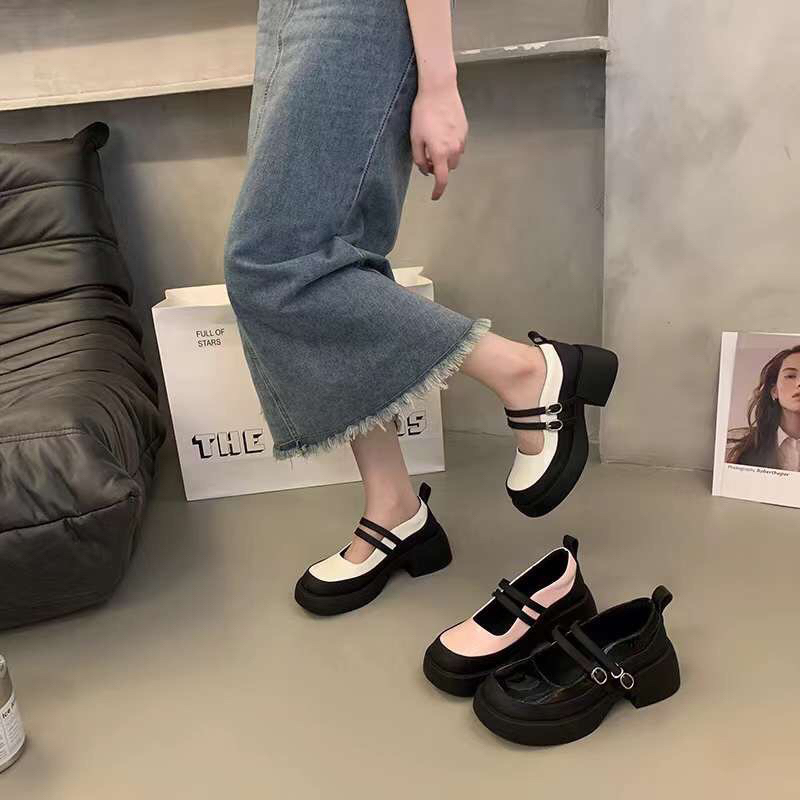 Giày búp bê nữ hai quai cài rất trẻ trung