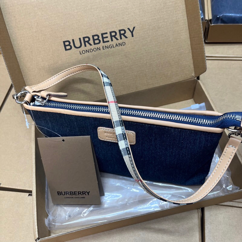 Túi kẹp nách BBR chất jean xịn sò phù hợp với mọi lứa tuổi