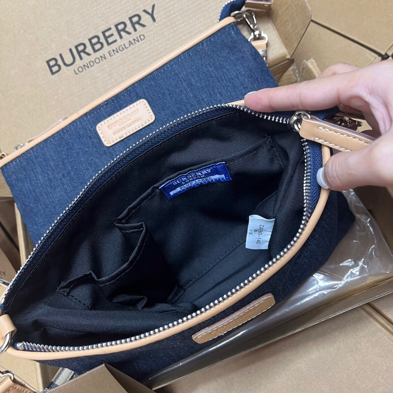 Túi kẹp nách BBR chất jean xịn sò phù hợp với mọi lứa tuổi