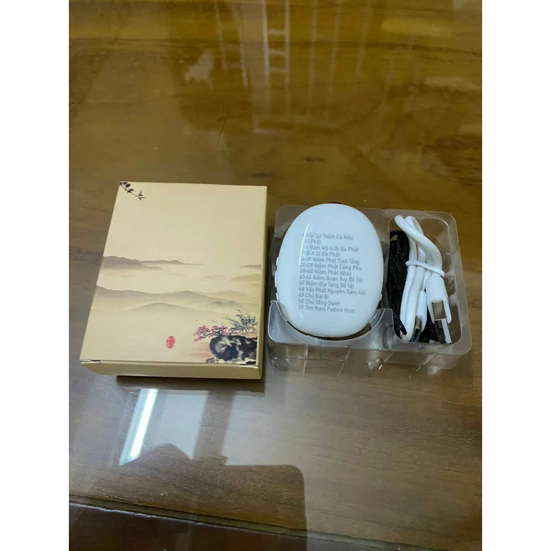 Máy Niệm Phật Mini Hình Quả Trứng 51 Bài Pháp