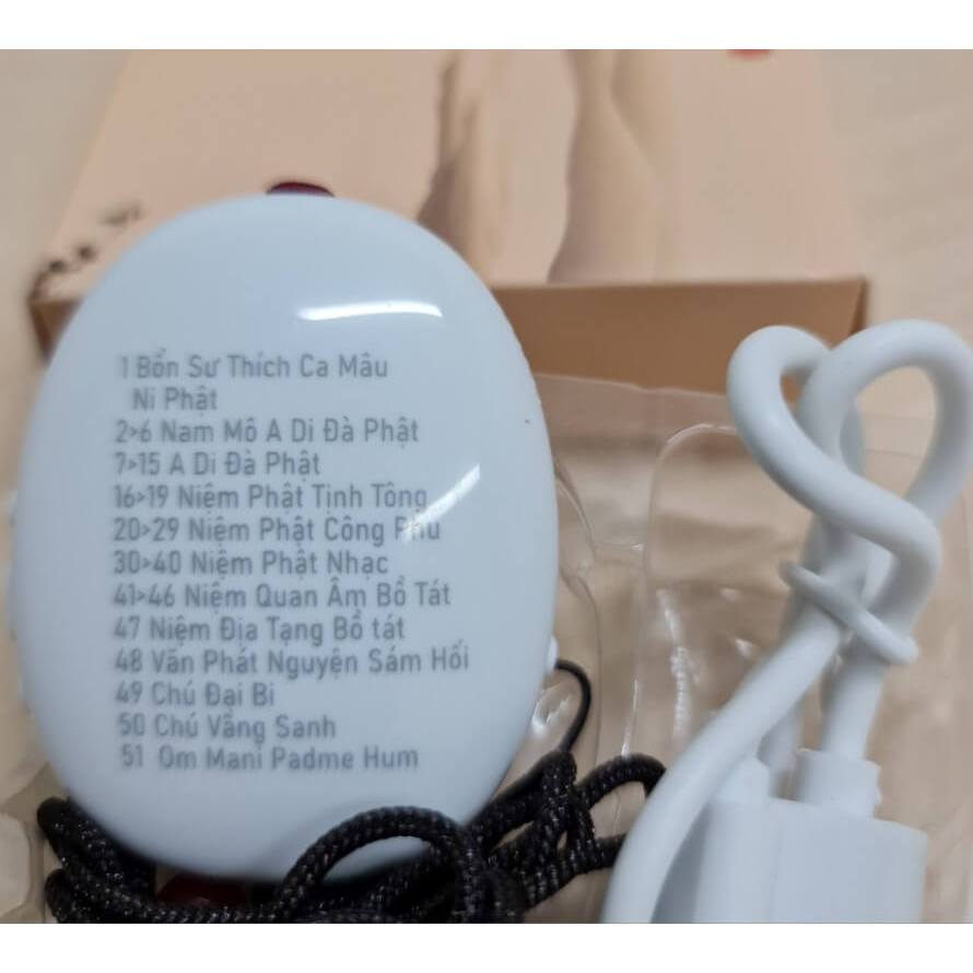 Máy Niệm Phật Mini Hình Quả Trứng 51 Bài Pháp